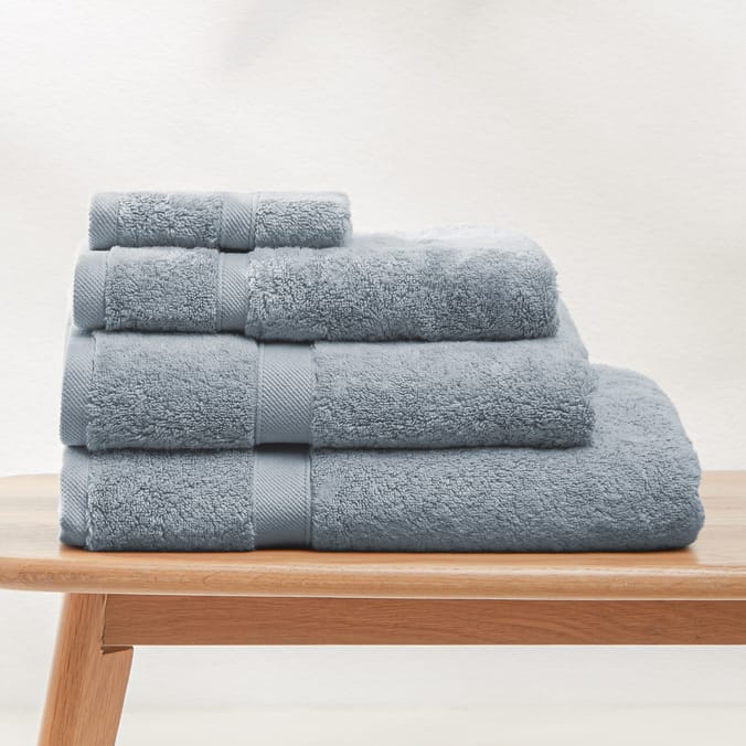 Home Collections Ultra Absorbent Blue Towel