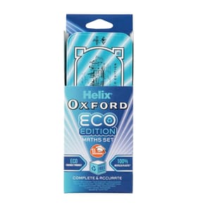 Helix Oxford Cyber Eco Maths Set - Blue
