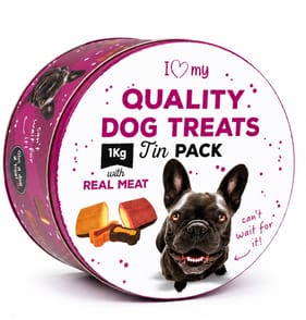 I Love My Pet Dog Treats Tin Pack 1kg