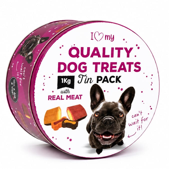 I Love My Pet Dog Treats Tin Pack 1kg