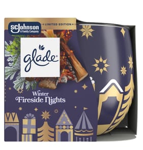 Glade Festive Scented Candle 108g - Winter Fireside Nights   