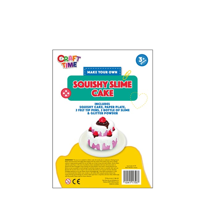 Craft Time Make Your Own Squishy Slime Cake