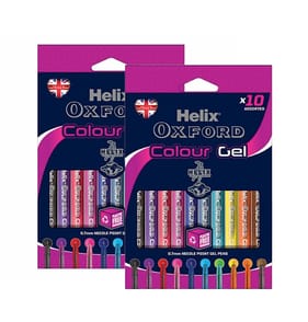  Helix Oxford Gel Pens 10 Pack x2