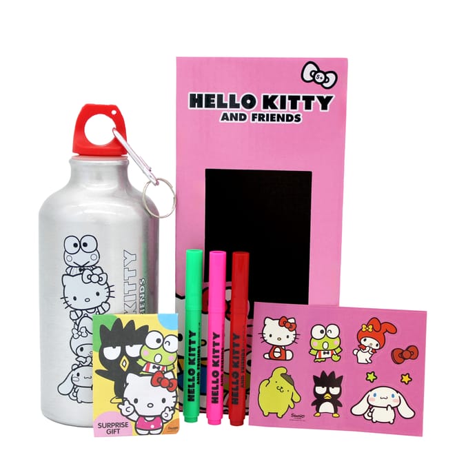 Hello Kitty And Friends Doodle Water Bottle Set