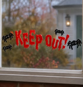 Hallow Scream Blood Gel Sticker Decoration Assorted