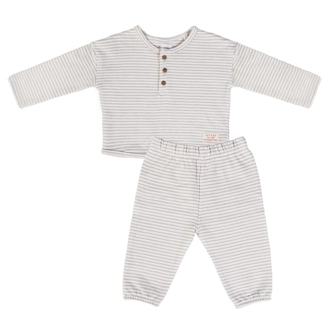 Pure Baby Stripe Knit Set