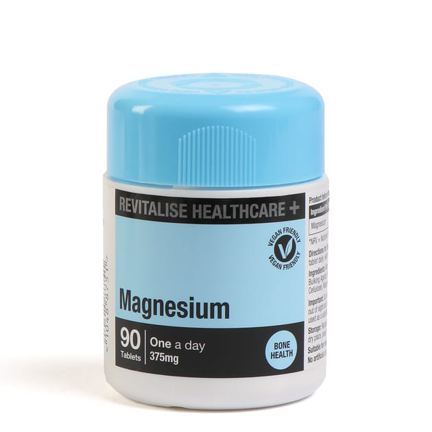 Revitalise Healthcare + Magnesium capsules 90s Home Bargains