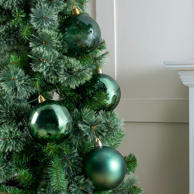 Festive Feeling 15cm Christmas Bauble 4 Pack