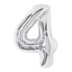 Lets Party Silver Foil 4 Balloon