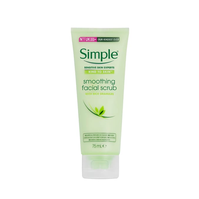 Simple Kind to Skin Facial Scrub Smoothing 75 ml