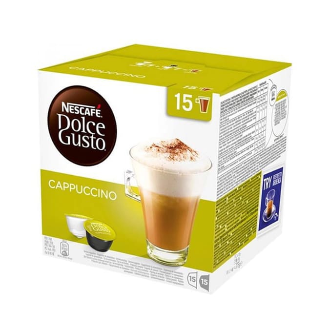 Nescafe Dolce Gusto Cappuccino Pods 15 Cups 349.5g Home Bargains