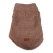My Pets Teddy Fleece Brown Dog Coat