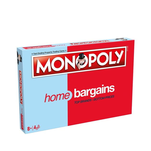 Hasbro Gaming Monopoly Board Game Home Bargains Edition Home Bargains