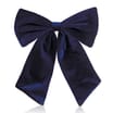 Elegance Large Velvet Bow - Navy