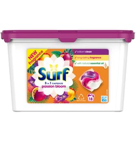 Surf 3 in 1 Washing Capsules Passion Bloom 18 Washes