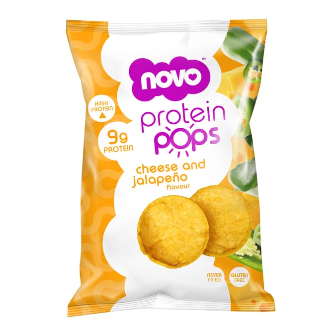 Novo Portein Pops 45g - Cheese & Jalapeno x6