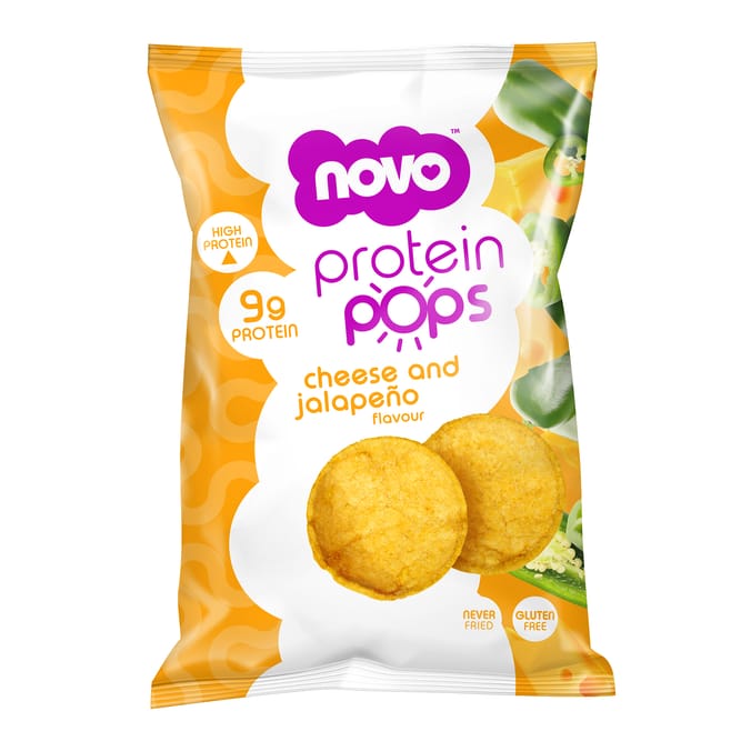 Novo Portein Pops 45g - Cheese & Jalapeno x6