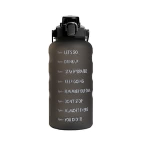 Hydrate 2L Tracker Water Bottle - Black