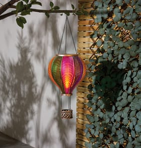 Firefly Extra Large Hot Air Balloon Solar Light - Multi