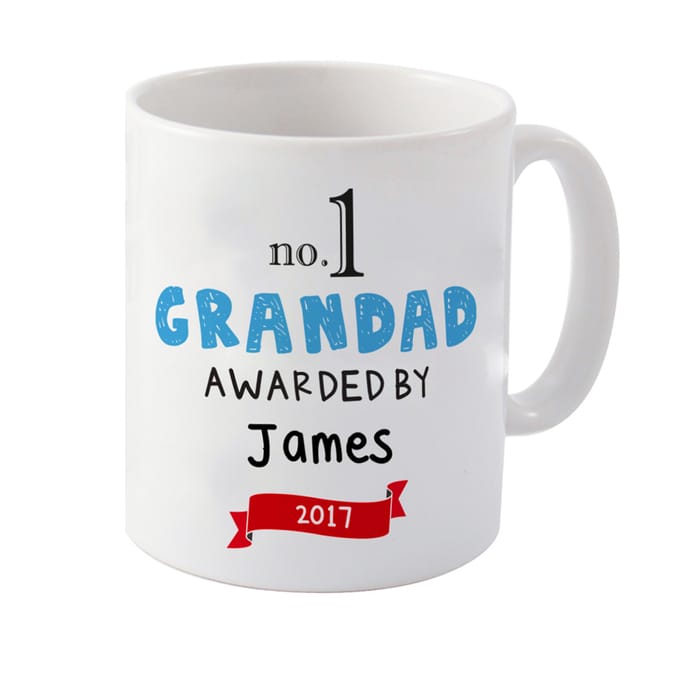 Personalised no.1 Awarded By Mug