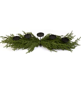 Festive Feeling Wreath Table Candle Holder