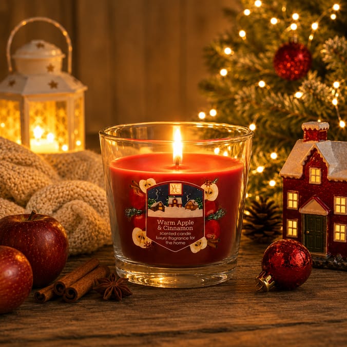 Wickford & Co. Scented Candle 5oz - Apple & Cinnamon