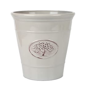  Jardin Heavy Duty Plastic Planter 36cm - Grey