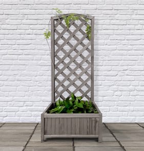 Jardin Wooden Planter With Lattice