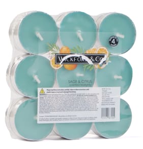  Wickford & Co. Scented Tealights 18 Pack - Sage & Citrus 