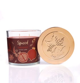 Ivy Cottage Fall Scented Candle 350g - Spiced Pomegranate