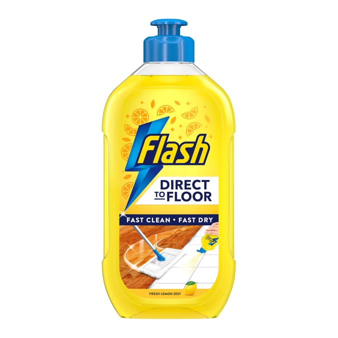 Flash Direct To Floor Fresh Floor Cleaner 800ml - Lemon Zest