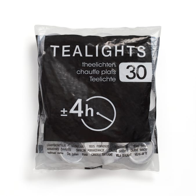 30 Tealight Candles 4h