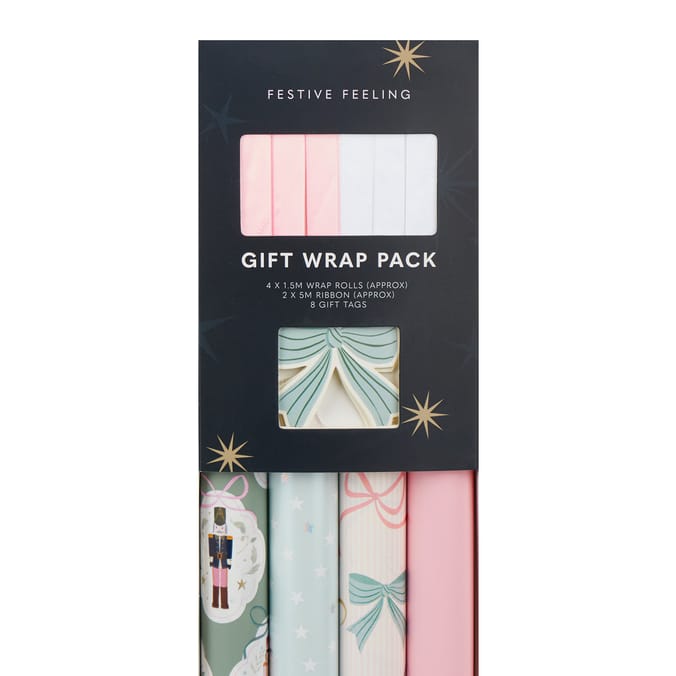 Festive Feeling Luxury Gift Wrap Pack - Nutcracker