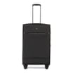 Salisburys Premium Soft Shell Expandable Suitcases - Black