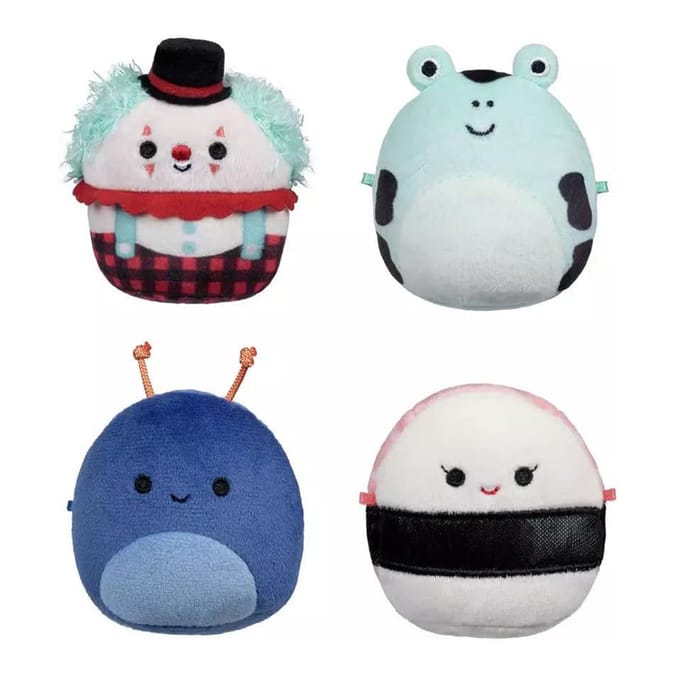 Micromallows by Squishmallow 2.5 Inch Plush 4 Pack - Solenn, Preeti, Ukee & Dear