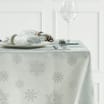 Home Collections Jacquard Table Cloth Snowflake 132 x 178cm