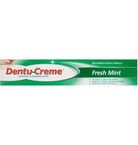 Dentu-Creme Denture Cleansing Paste Fresh Mint 75ml
