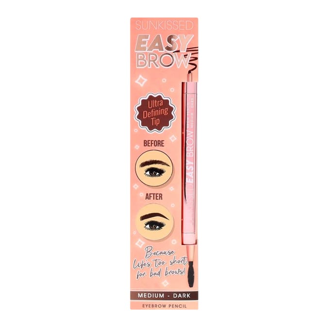 Sunkissed Easy Brow Eye Brow Pencil - Medium Dark