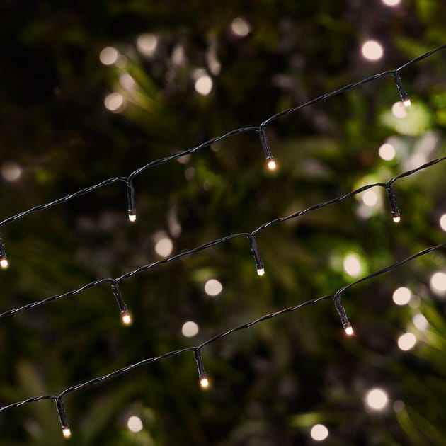 Firefly 50 LED Garden Solar Power String Lights Home Bargains