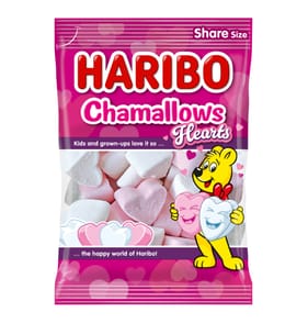 Haribo Chamallows Hearts 140g - Strawberry & Vanilla