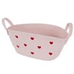 With Love Valentines Rope Heart Basket 