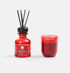 Wickford & Co Scented Reed Diffuser Gift Set - Apple & Cinnamon