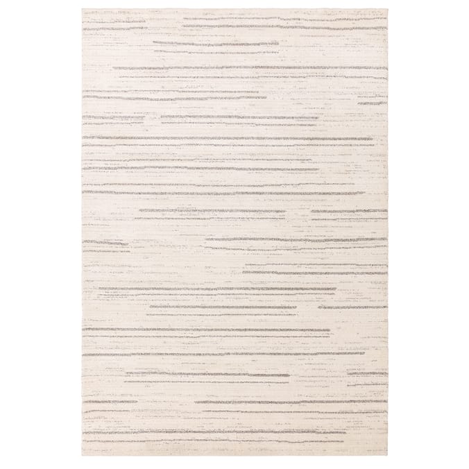 Asiatic Oslo Broken Stripes Rug OS05 - Cream/Grey