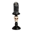 Haunted House LED Skull Candle