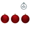 Festive Feeling 10cm Christmas Bauble 6 Pack
