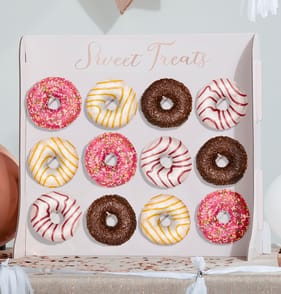 Let's Party Donut Treat Wall - Rose Gold