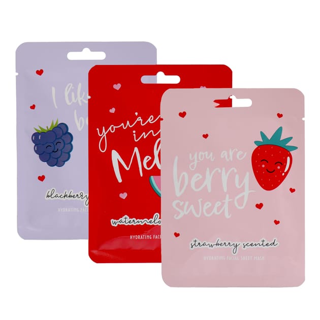 Valentines Scented Sheet Masks Home Bargains