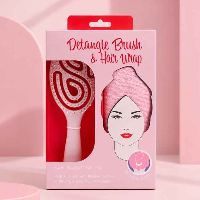 Hair Wrap & Detangle Brush