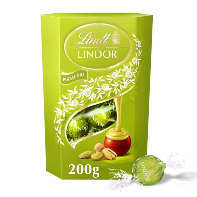 Lindt Lindor Pistachio Chocolate Truffles 200g