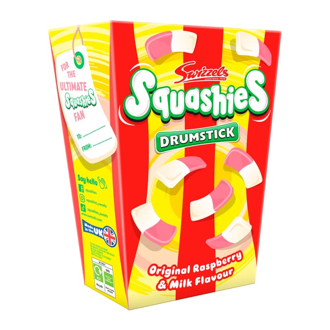 Swizzels Squashies Original Raspberry & Milk Flavour 280g